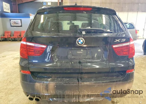 2012 BMW X3 xDrive28I z USA, uszkodzony, nr VIN 5UXWX5C50CL720345